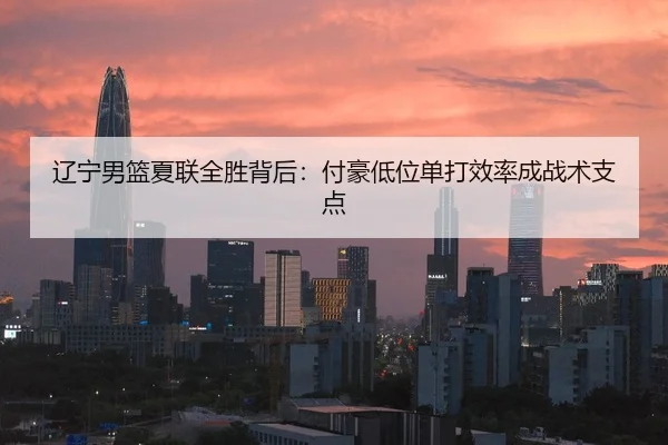 辽宁男篮夏联全胜背后：付豪低位单打效率成战术支点